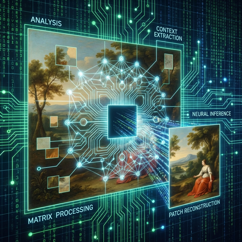 Inpainting Technical Diagram
