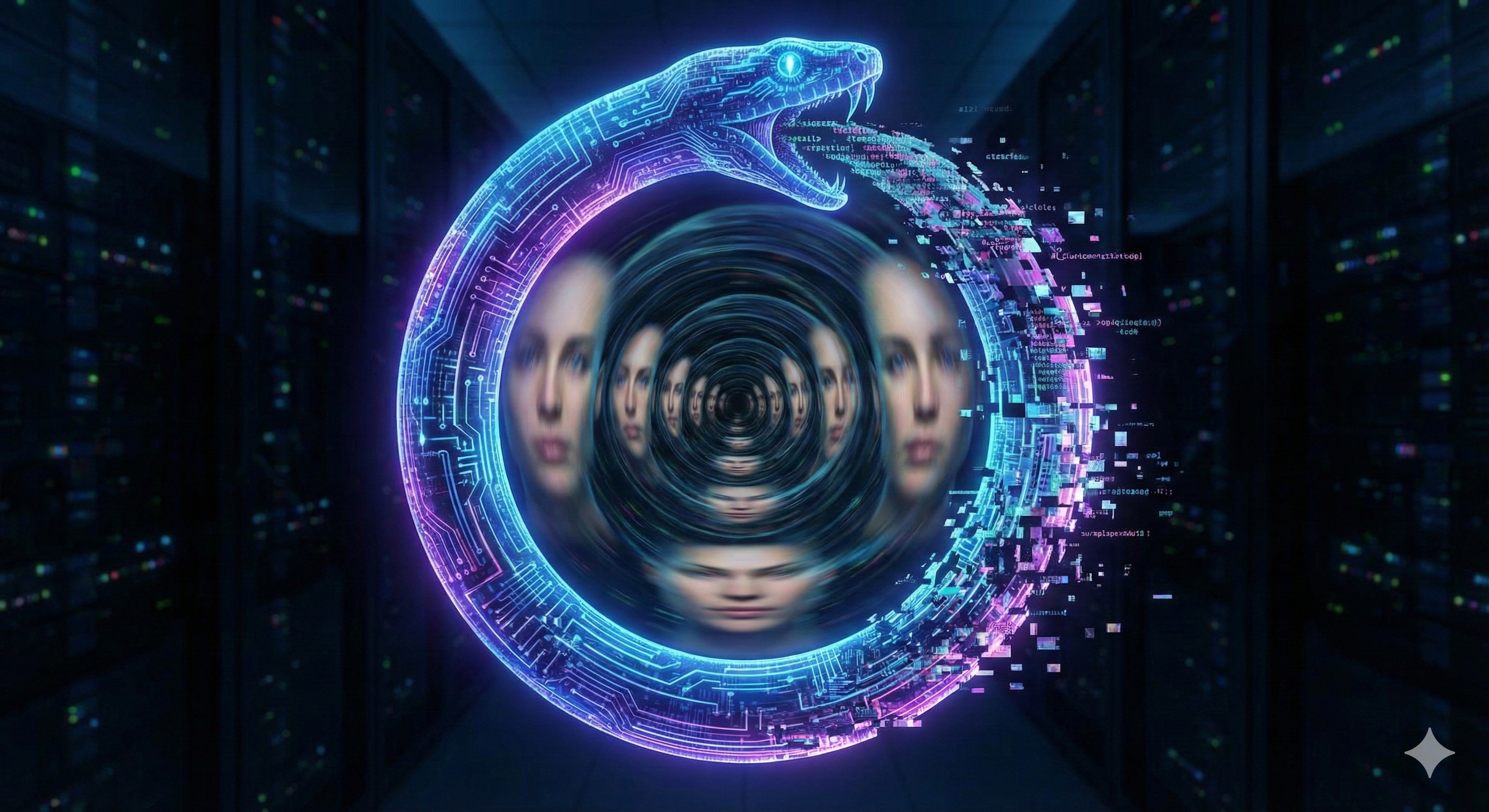 Infinite Mirror Reflection of AI