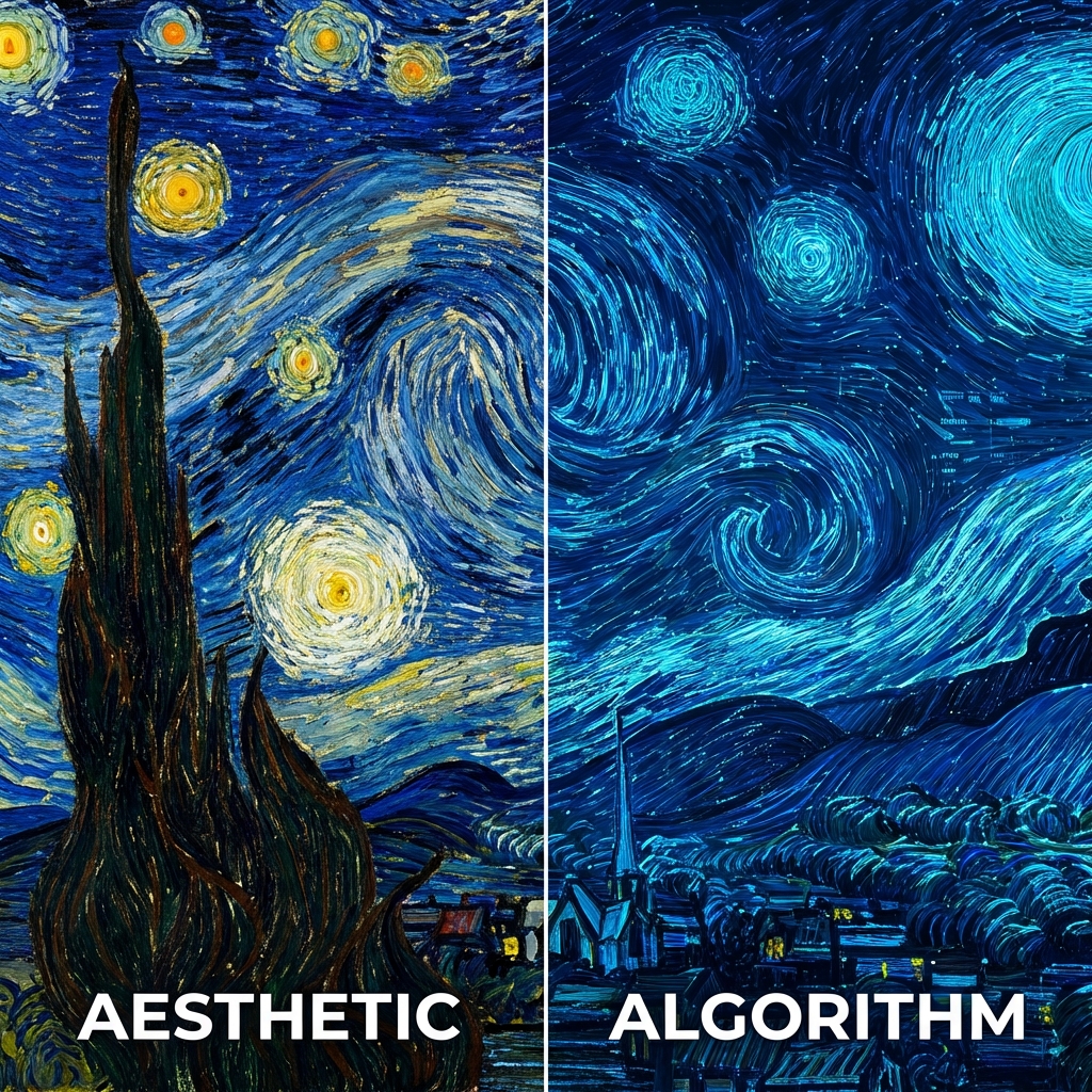 Comparison: Artistic Style vs Algorithmic mimicry