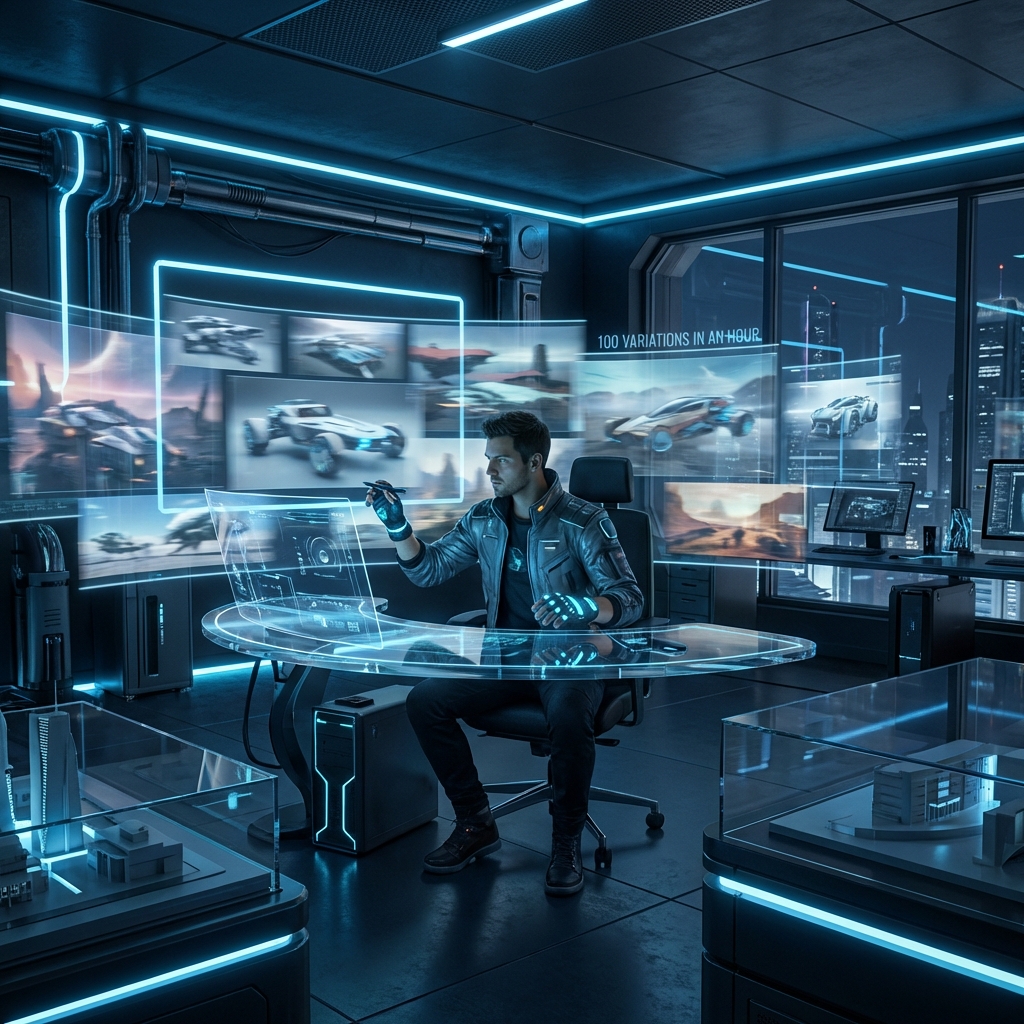 High-speed concept art iteration